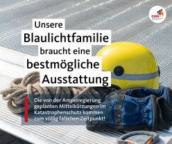 Mittelkürzungen Katastophenschutz FB